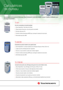 Texas Instruments Calculatrices 2020 (16 pages)